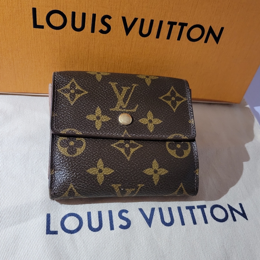 Louis Vuitton Porte Monnaie Credit Brown As It Is